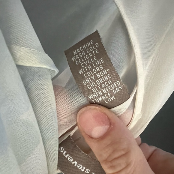 Vintage Sheer Floral Maxi Dress Size Small - Picture 6 of 6